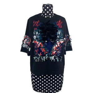 H&M Embellished Sequin Size 2 Colorful Paillettes